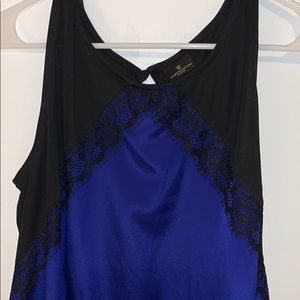 Dark blue & black petite XL tank top